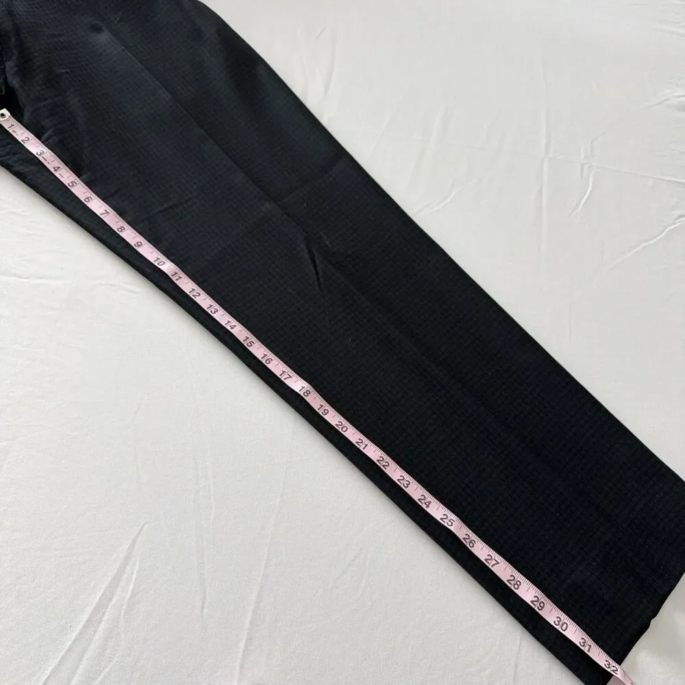 Canali Mens 35x32 IT 52 100% Wool Dress Pants Gray Check Flat Front Made N Italy - Picture 13 of 16